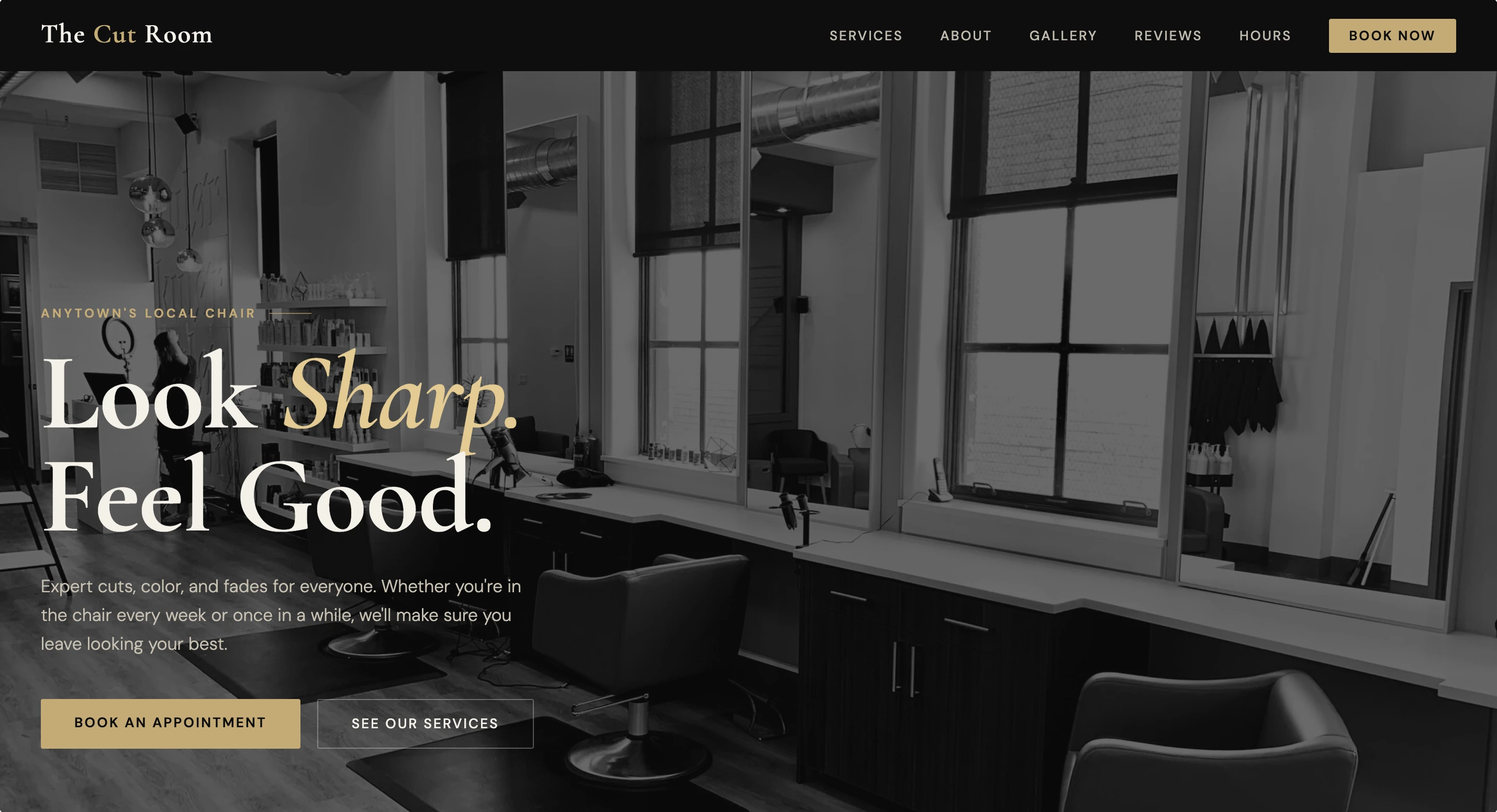 Salon & Barber Sample Site