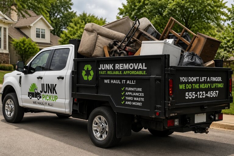 Haul It Away junk removal truck