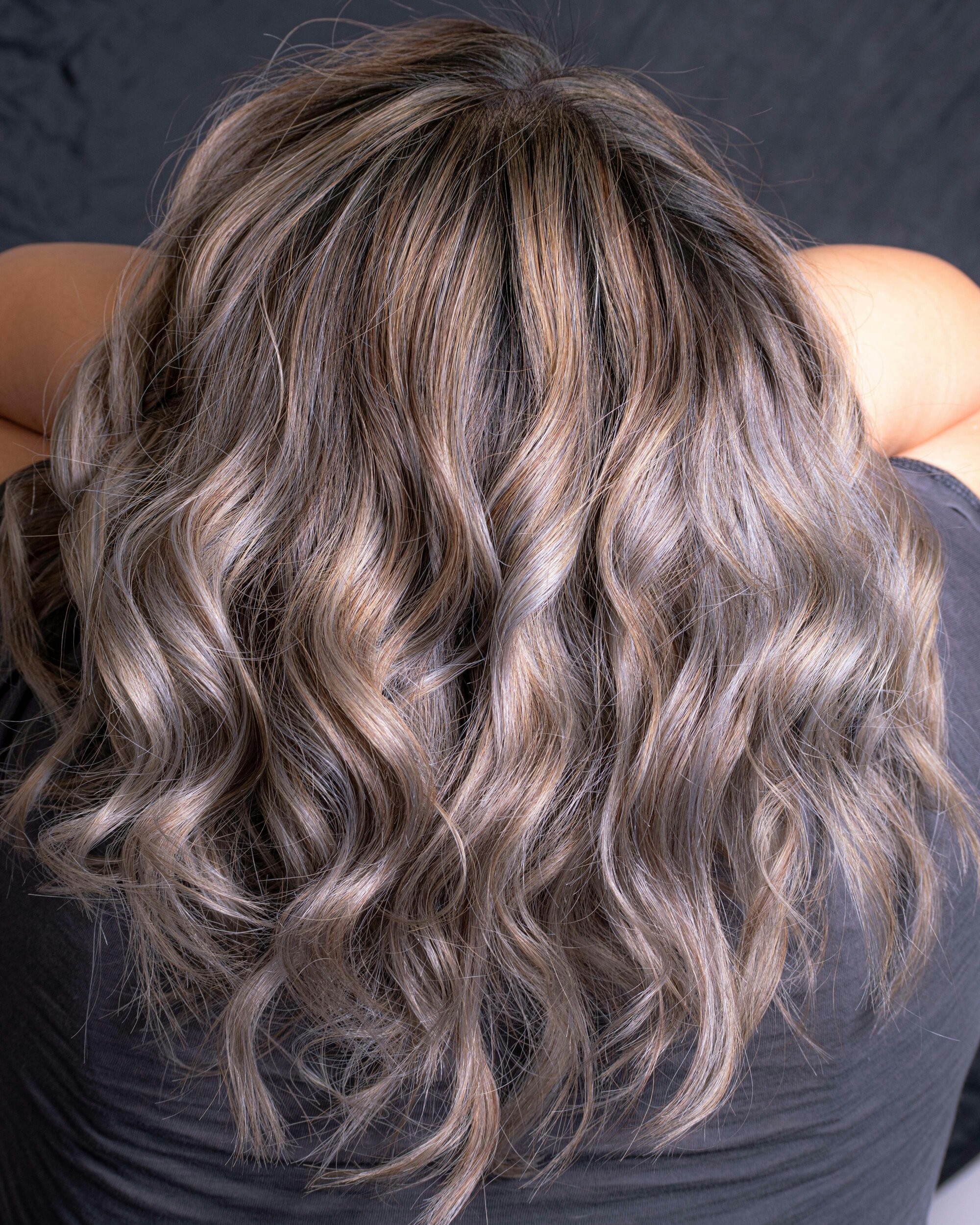 Balayage color treatment