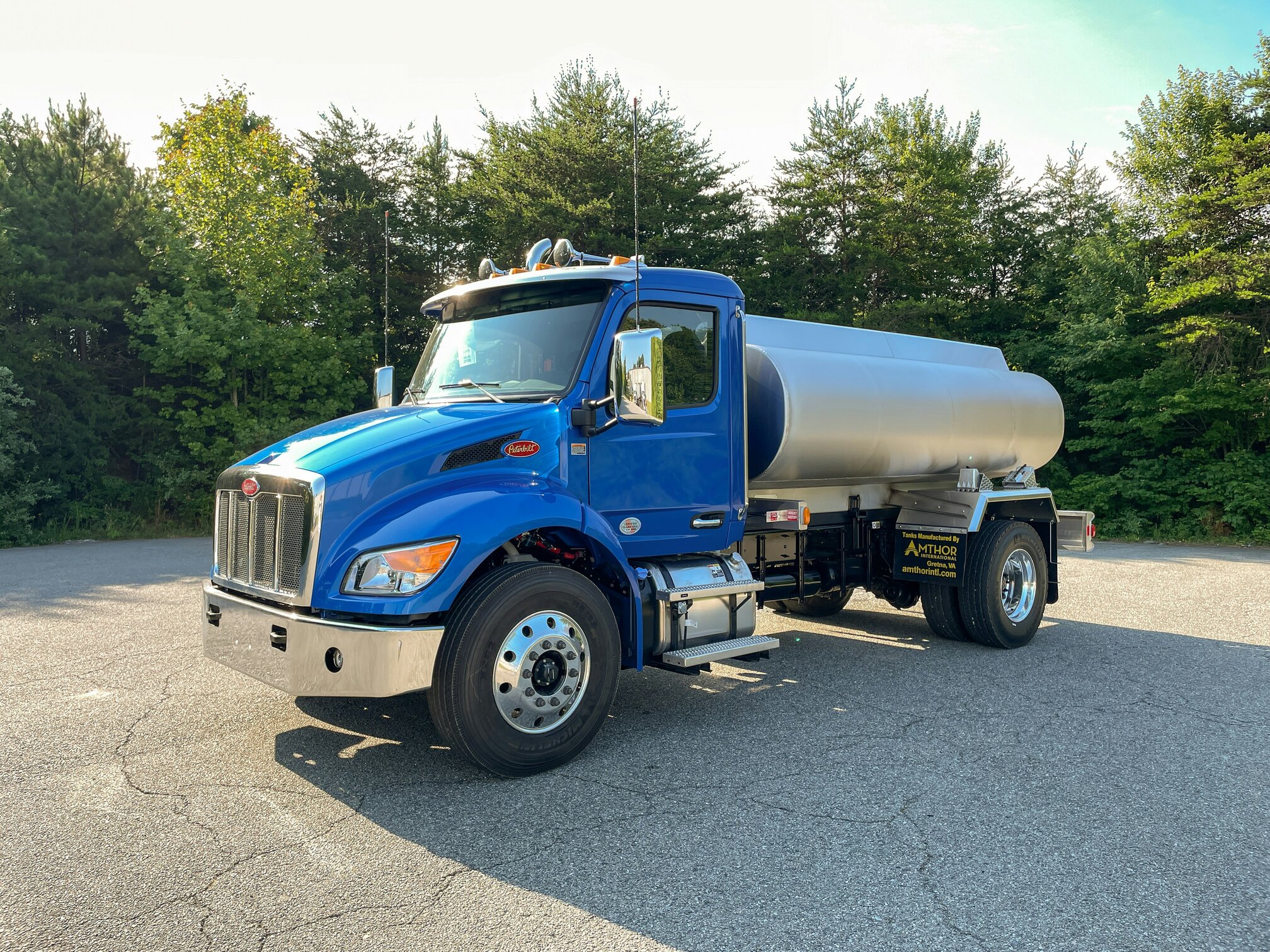 Septic pump truck ready for service